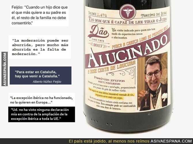 'ALUCINADO' El vino de los rapaziños del PP