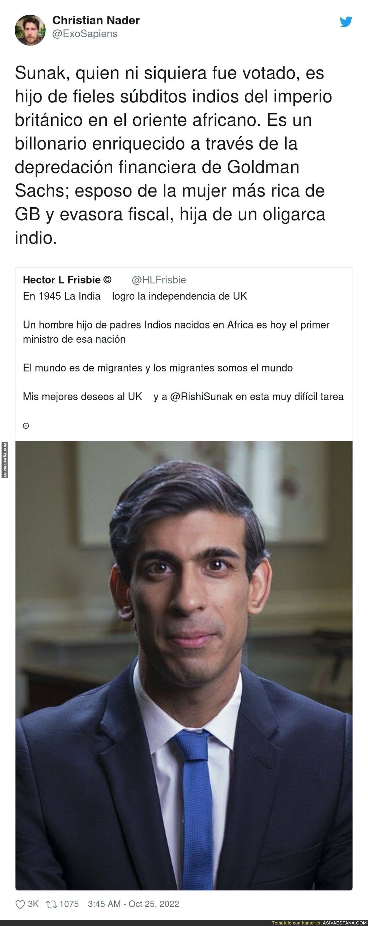 El nuevo primer ministro de Reino Unido