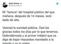 Gracias por tanto Sanidad P&uacute;blica