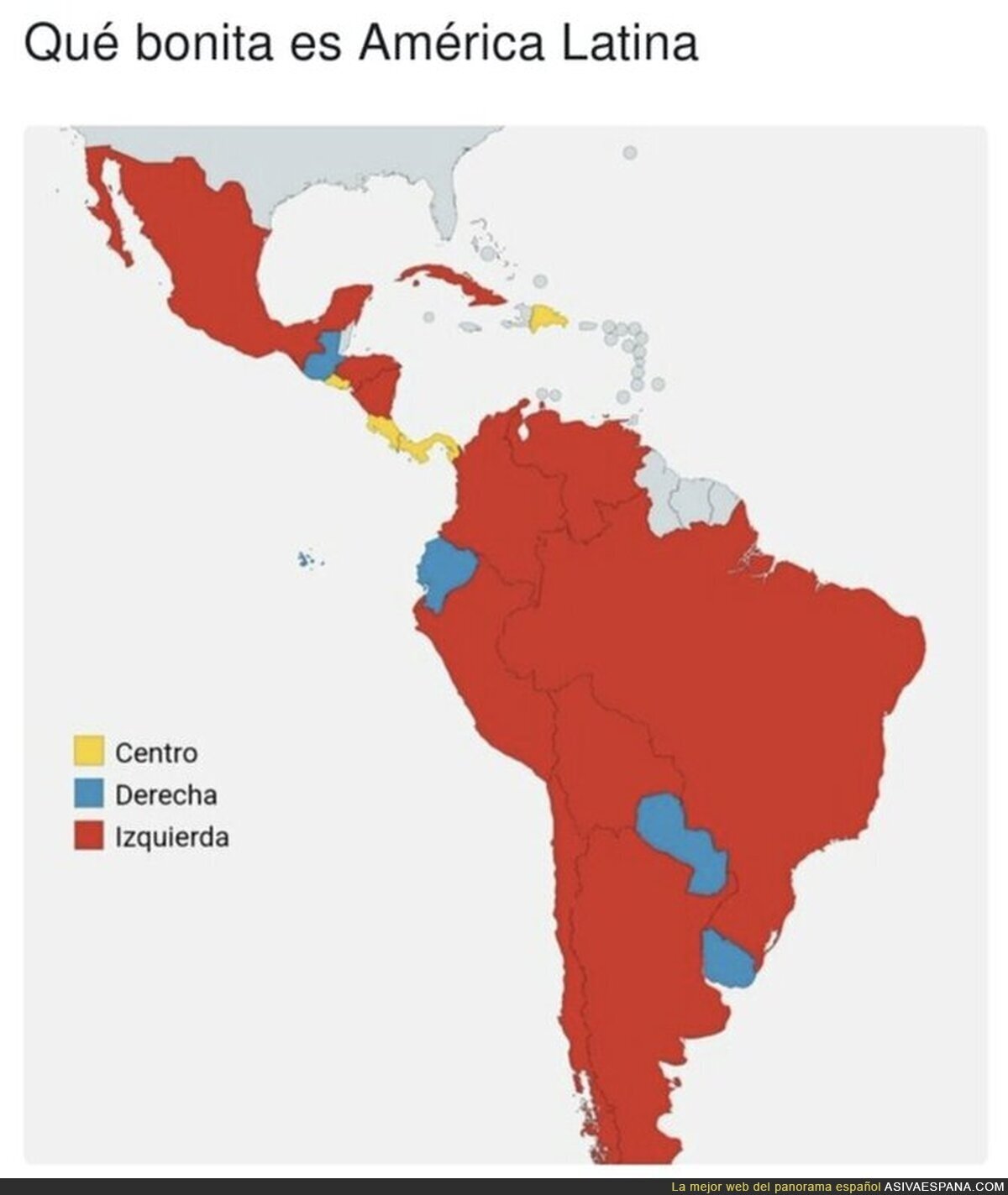 La izquierda manda en América Latina