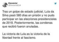 Lula vence a la injusticia