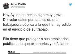 Es grav&iacute;simo lo de Isabel D&iacute;az Ayuso