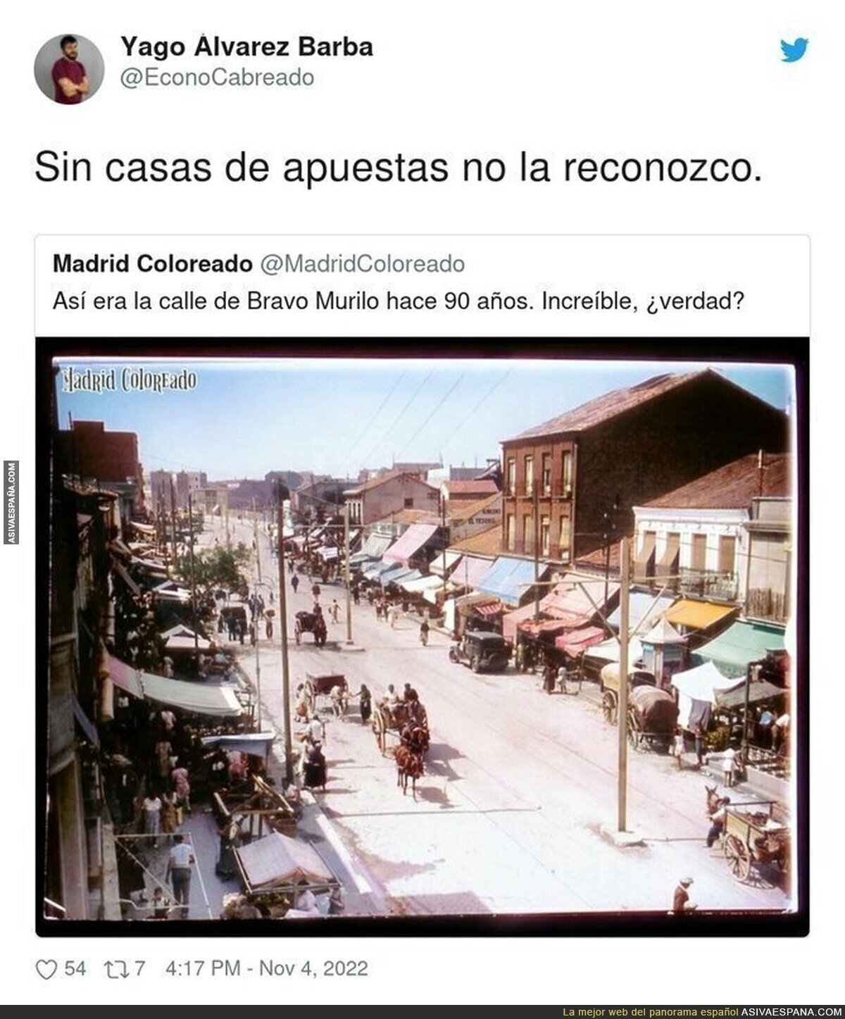 Madrid era irreconocible