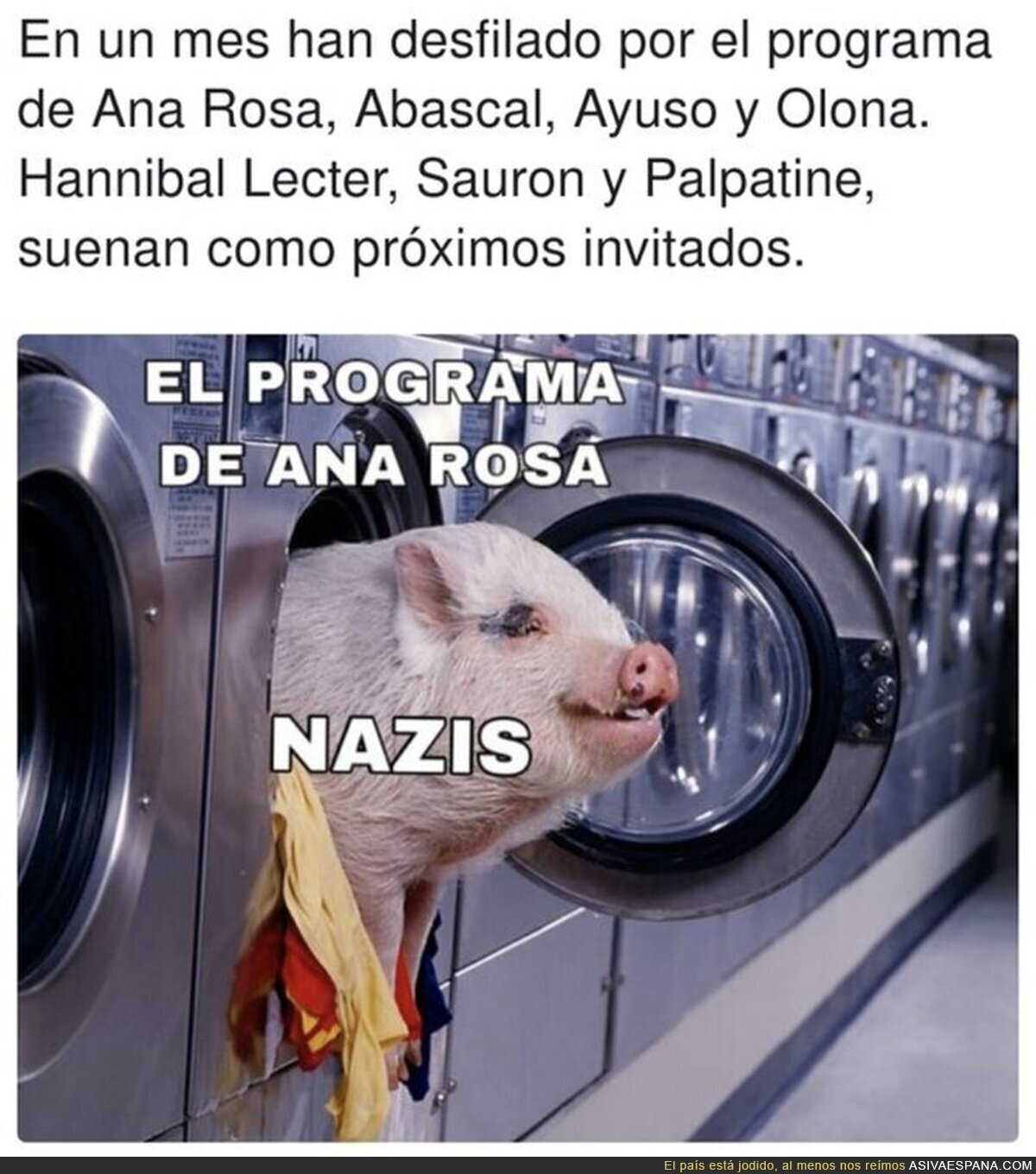 La pocilga que hay en el Programa de Ana Rosa