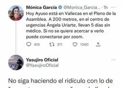 Mónica García intenta reírse de Isabel Díaz Ayuso y sale escaldada