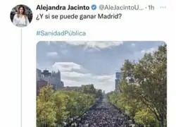 La manifestación ideológica de Madrid