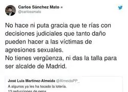 El alcalde de Madrid hace humor cuando no debe