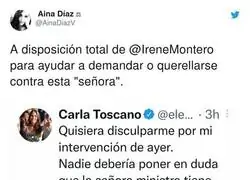 Carla Toscano es una sinvergüenza de persona y este tuit lo certifica