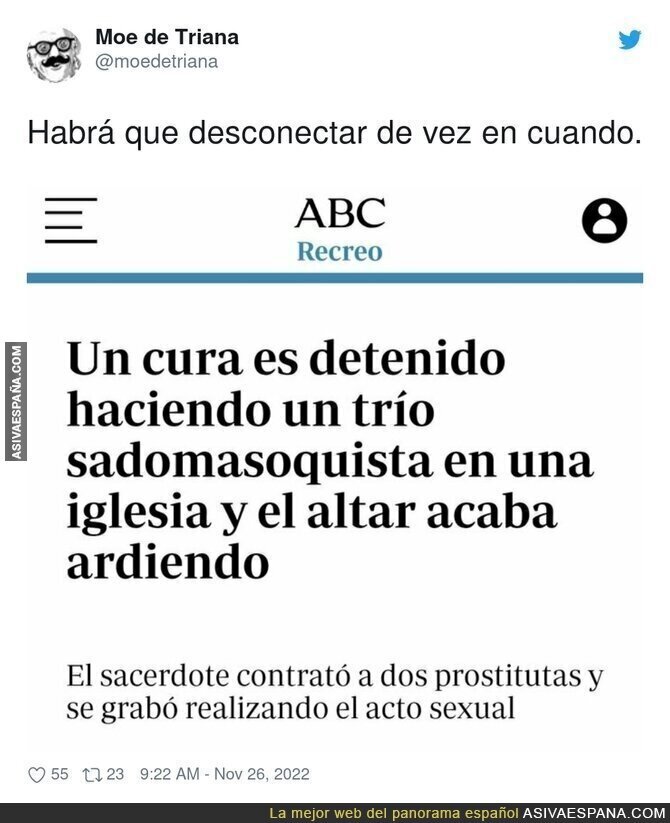 Menuda fiesta en la iglesia