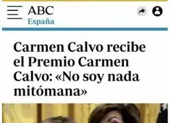 No sé quien es Carmen Calvo y quien Camilo Sesto