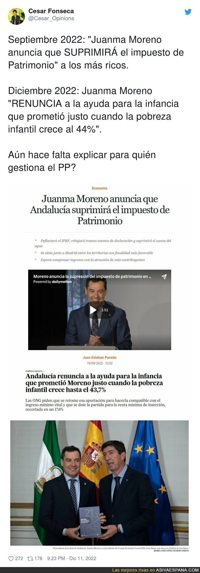 Polémicas estas decisiones del PP en Andalucía