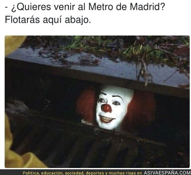 Caos en los bajos de Madrid