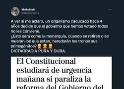 El Constitucional pretende evitar reformas del Legislativo... CONSTITUCIONAL