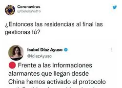 Isabel Díaz Ayuso se delata a si misma