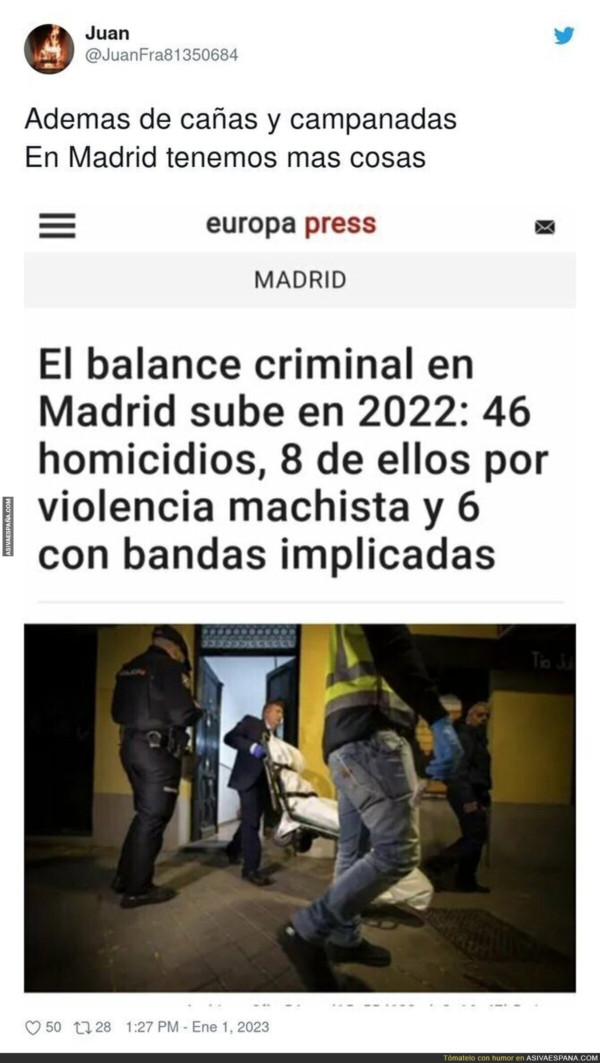 El peligro que hay en Madrid