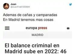 El peligro que hay en Madrid