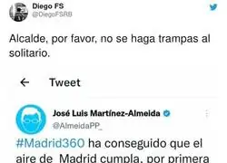 Las trampas de José Luis Martínez Almeida cuando habla de la contaminación de Madrid