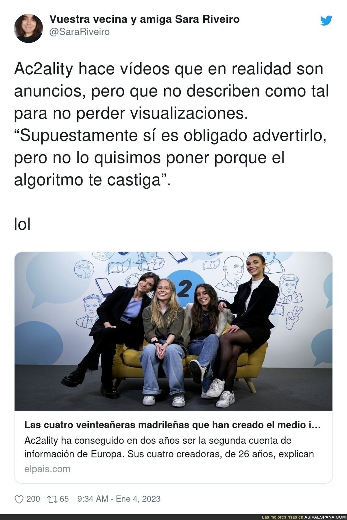 Me flipa la tranquilidad con la que la gente reconoce delitos y que no tiene la más mínima ética ni credibilidad