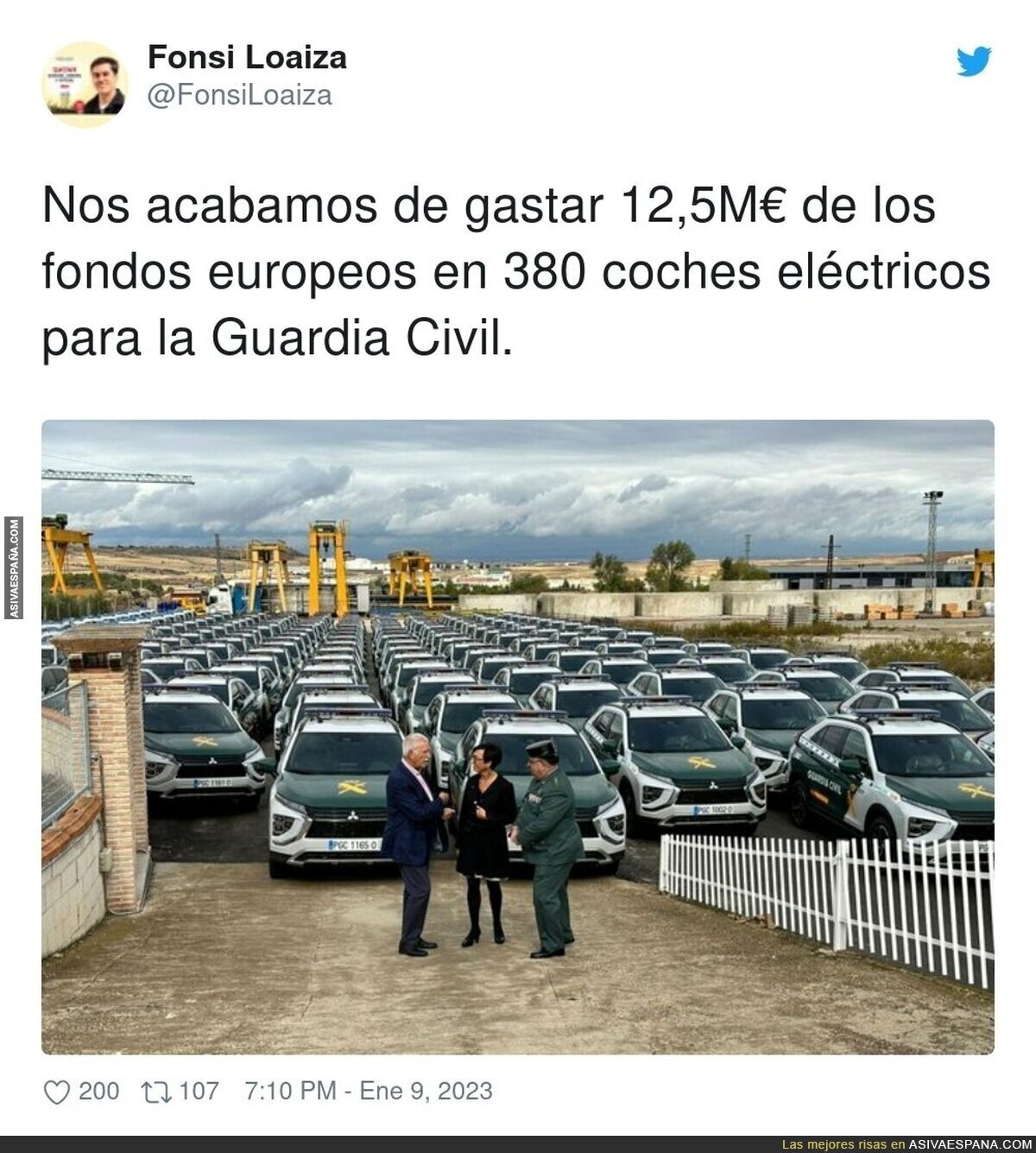 Nos vamos a reír como en plena persecución se queden sin batería