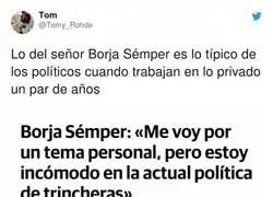 Borja Semper y su nuevo futuro