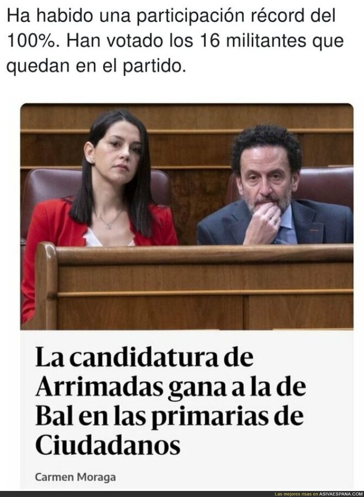 Récord en Ciudadanos