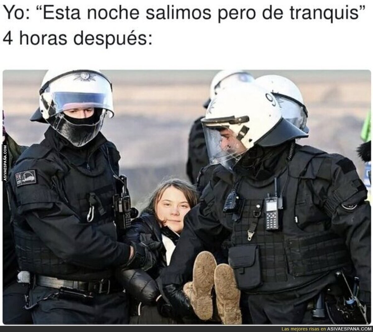 Menuda fiesta de tarde