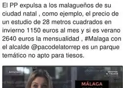 El prohibitivo precio que hay en Málaga