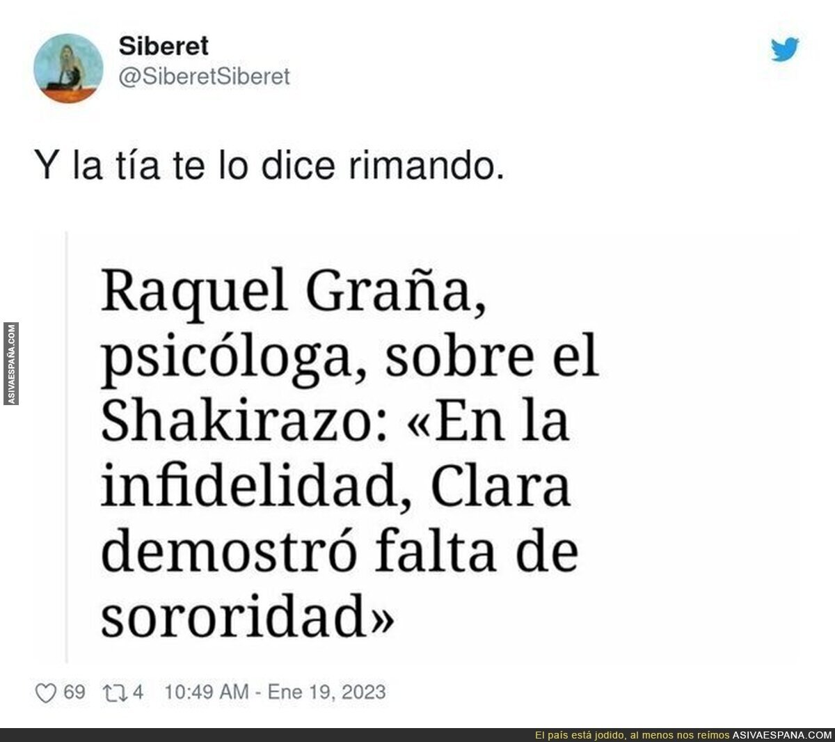 La falta de respeto de Clara Chía