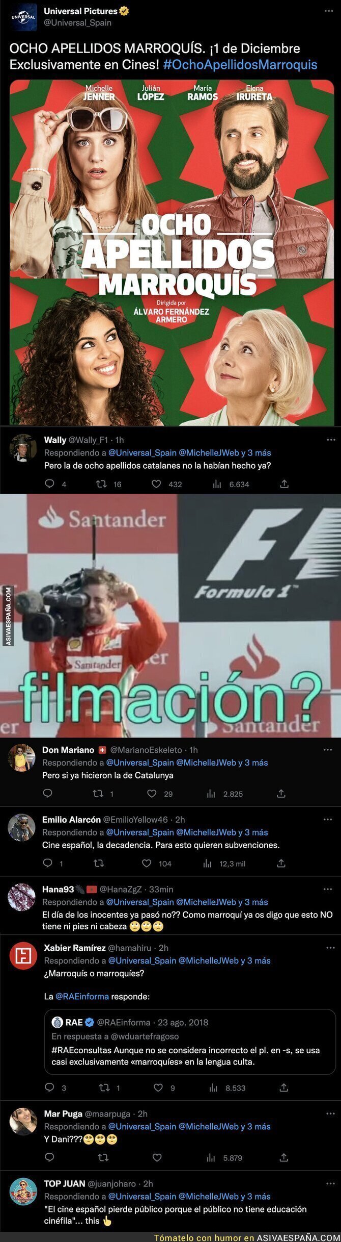 Polémica máxima por la nueva película que saldrá en cines llamada "Ocho Apellidos Marroquís"