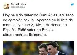 Ahora se entiende el voto de Dani Alves