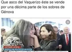 Vaquerizo la mascota de Ayuso