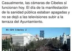 Curioso lo que pasa en Madrid con las manifestaciones
