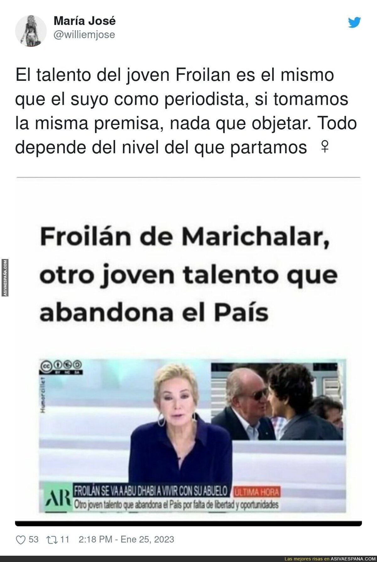 El talento de Froilán que perdemos