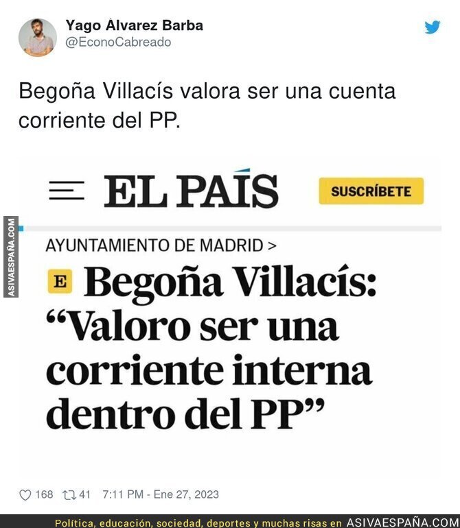 Begoña Villacís ya prepara el terreno del PP
