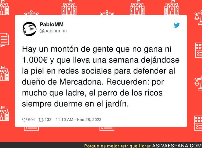 Gente que se piensa que heredará Mercadona