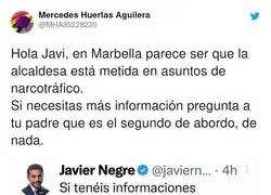 Javier Negre tiene información de primera mano