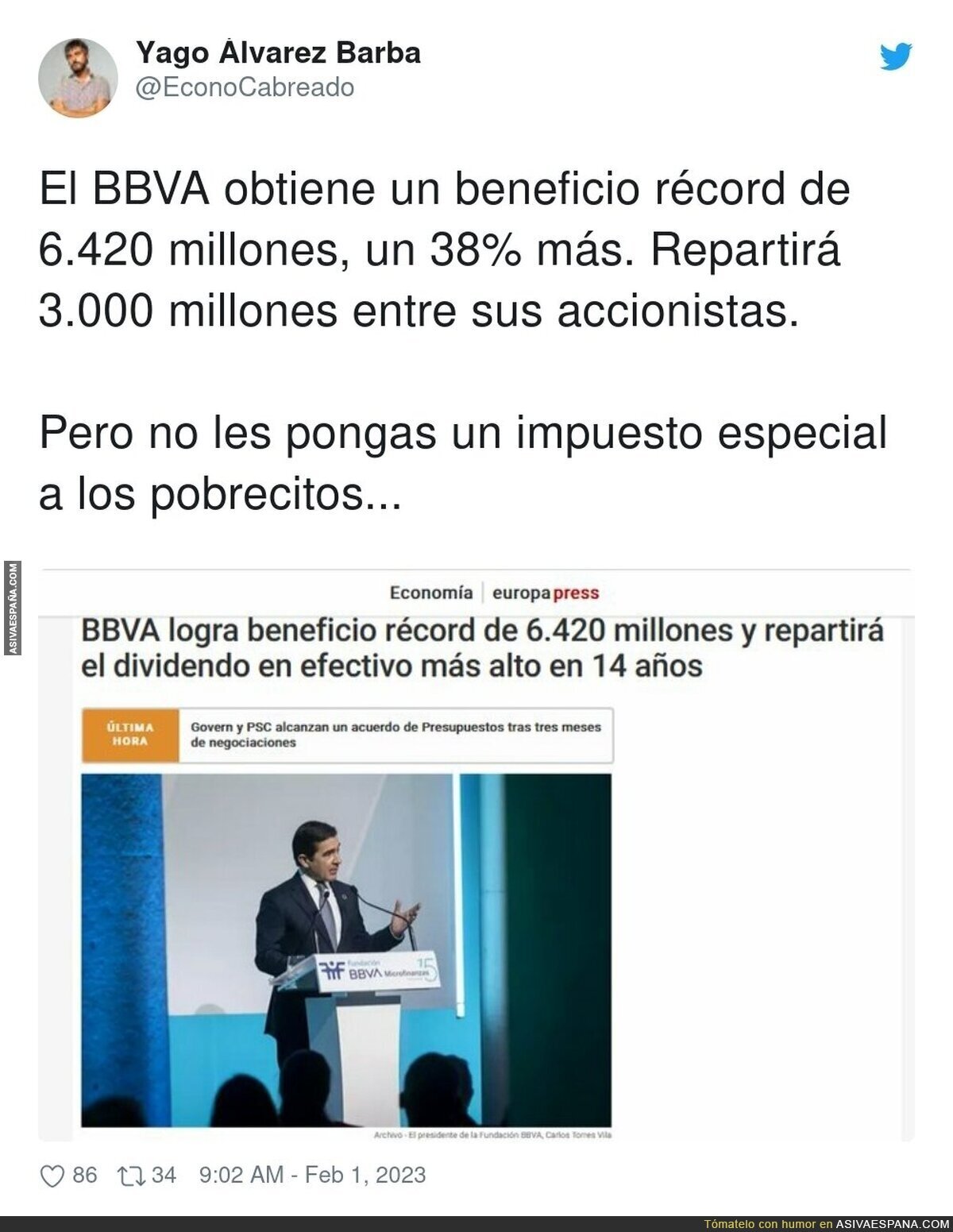 El BBVA lo está pasando mal