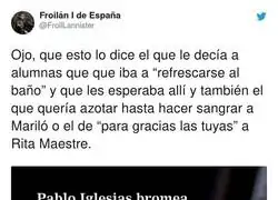 Pablo Iglesias un alfamachista de manual