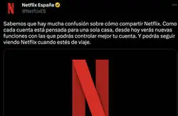 Netflix se lleva un hachazo tremendo tras el l&iacute;o por las cuentas compartidas