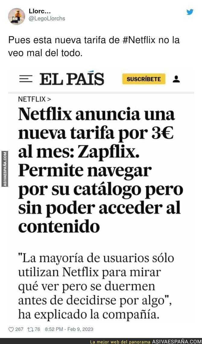 Podría ser real a la perfección