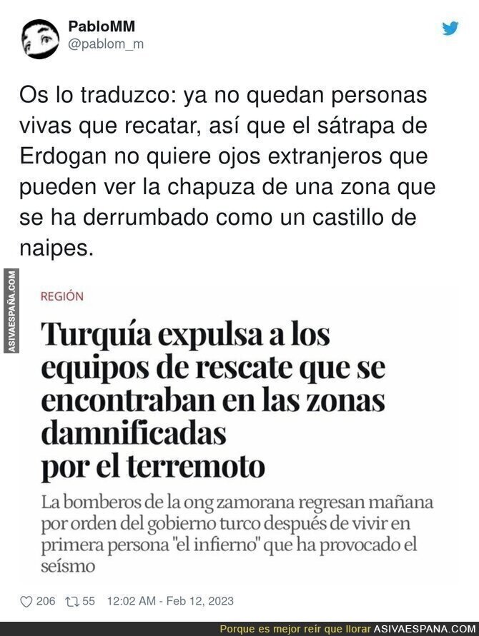 Terrible la situación de Turquía