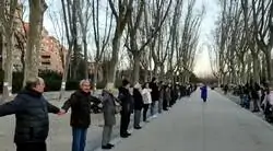 La manifestación vecinal en Madrid por los árboles que están cortando en la ciudad