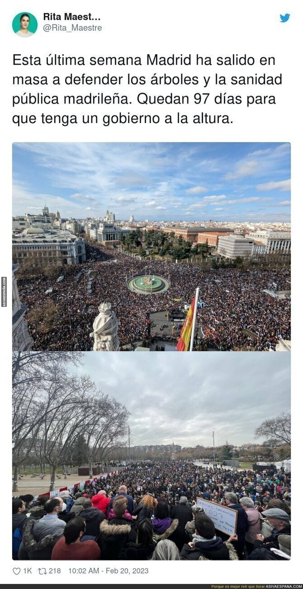 Madrid está a la altura antes de las elecciones