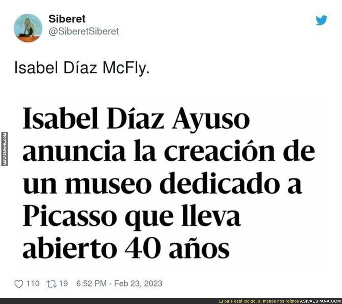 Isabel Díaz Ayuso lo ha vuelto a hacer