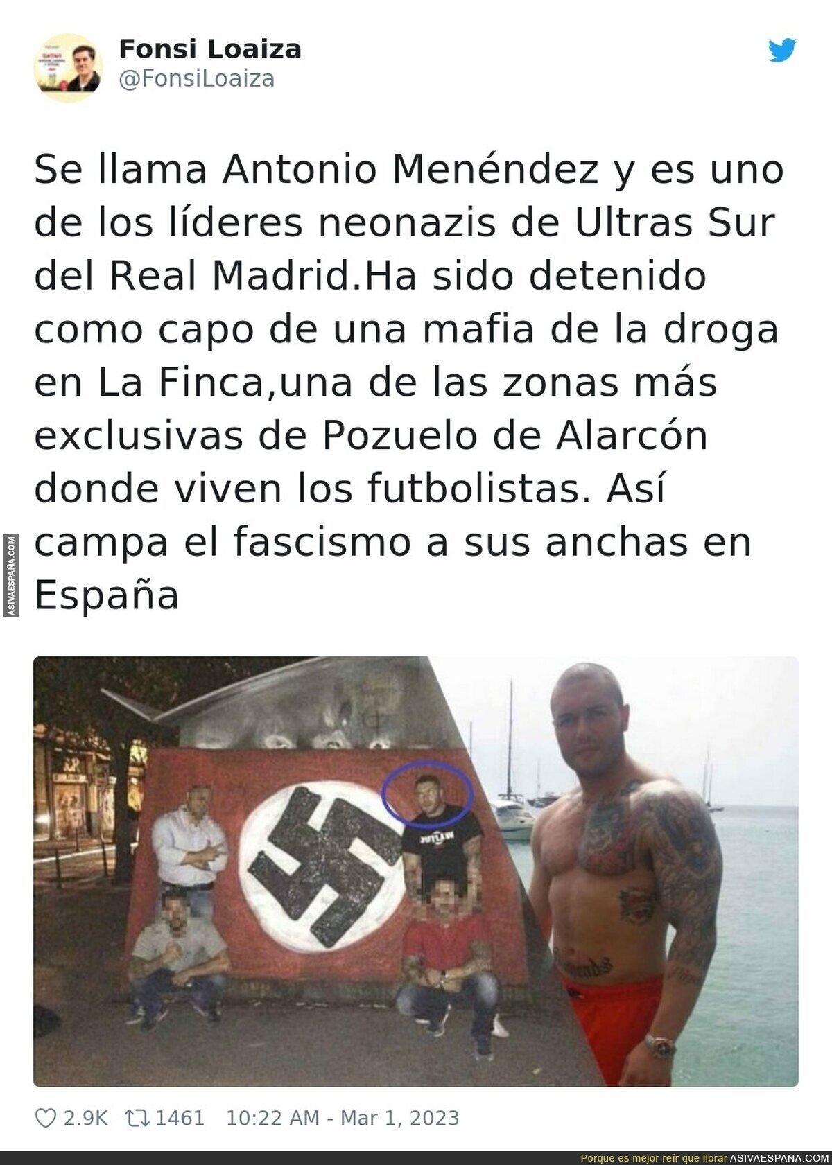 El fascismo tiene vía libre en España
