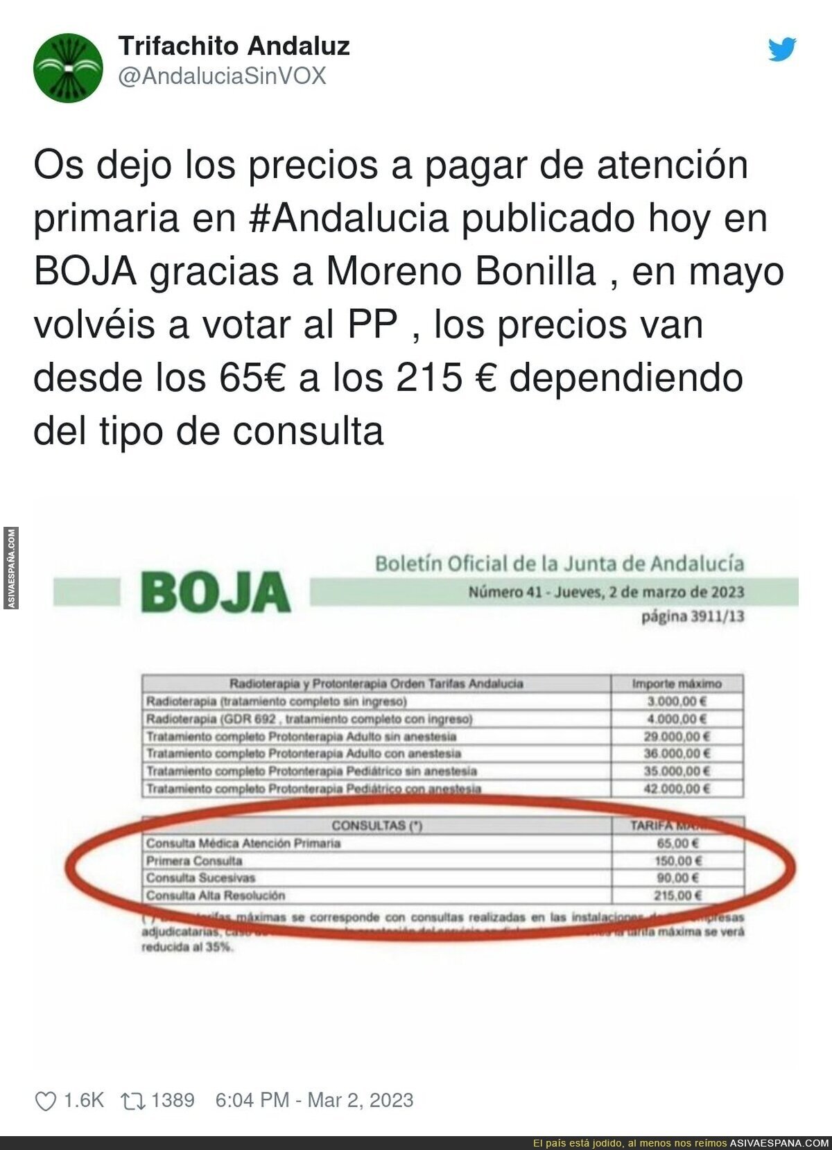 Que Andalucía disfrute lo votado