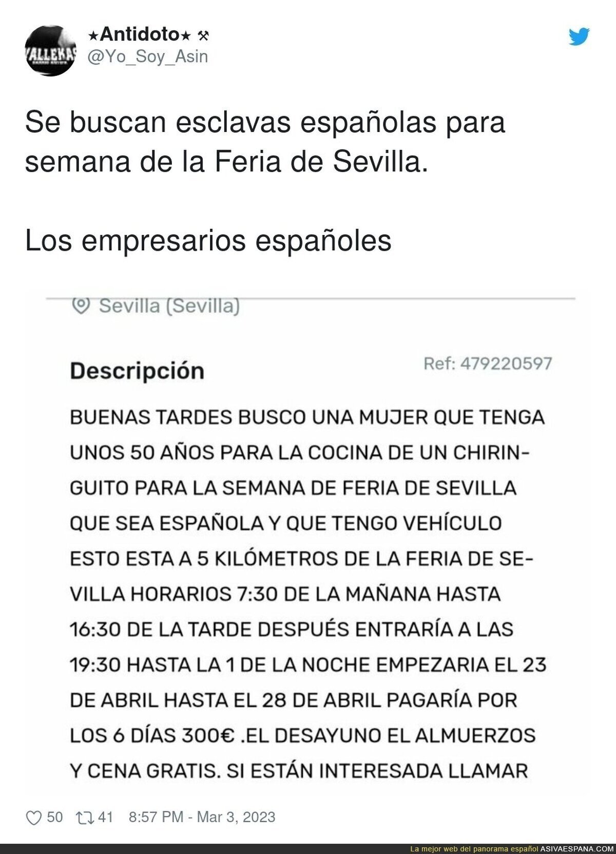 La esclavitud está presente en Sevilla