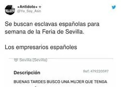 La esclavitud est&aacute; presente en Sevilla