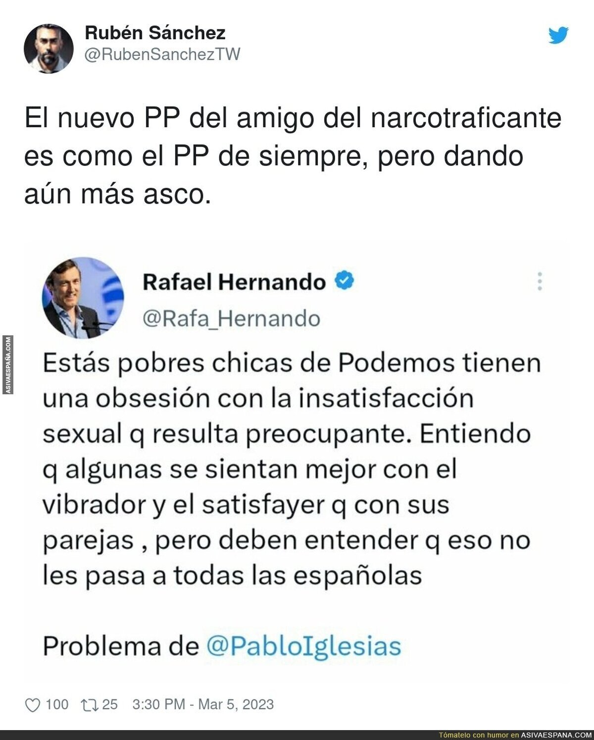 Es preocupante la deriva que está llevando el PP