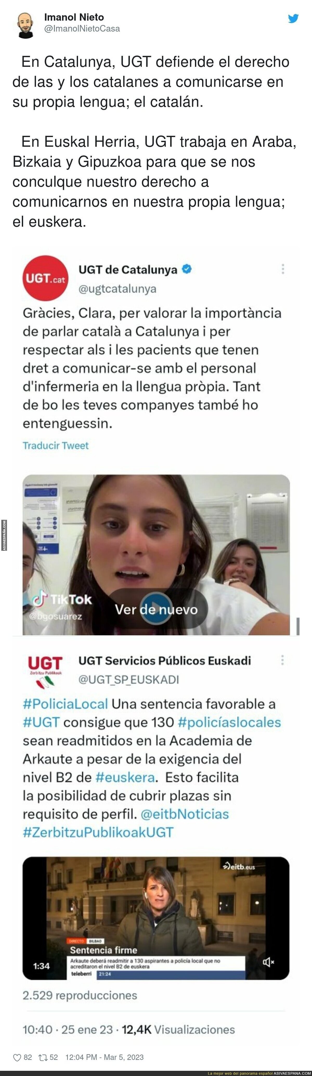 El trabajo de UGT en cada región